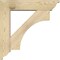 Ekena Millwork Westlake Traditional Rough Sawn Bracket w/ Offset Brace, Douglas Fir, 6"W x 24"D x 24"H BKT0604X24X24WTL01RDF - alternate 3
